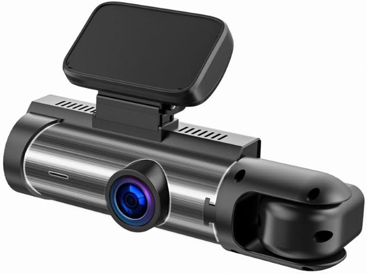Autodashcam Dubbel - Voertuigcamera Rijcamera - Veilige Ritten Vastleggen - 170 Graden Groothoek - 1080P HD Resolutie - Zwart