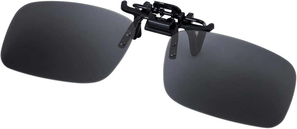 Clip-on zonnebril UV400 - HD zicht - voor heren en dames - ideaal voor vissen - ShopVlot