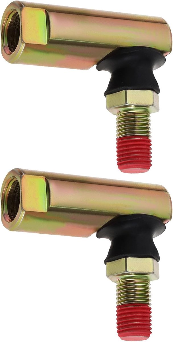Ball joint tie rod eind 2 stuks - 7/16" female - 3/8" male - vervangingsonderdelen voor grasmaaiers - ShopVlot