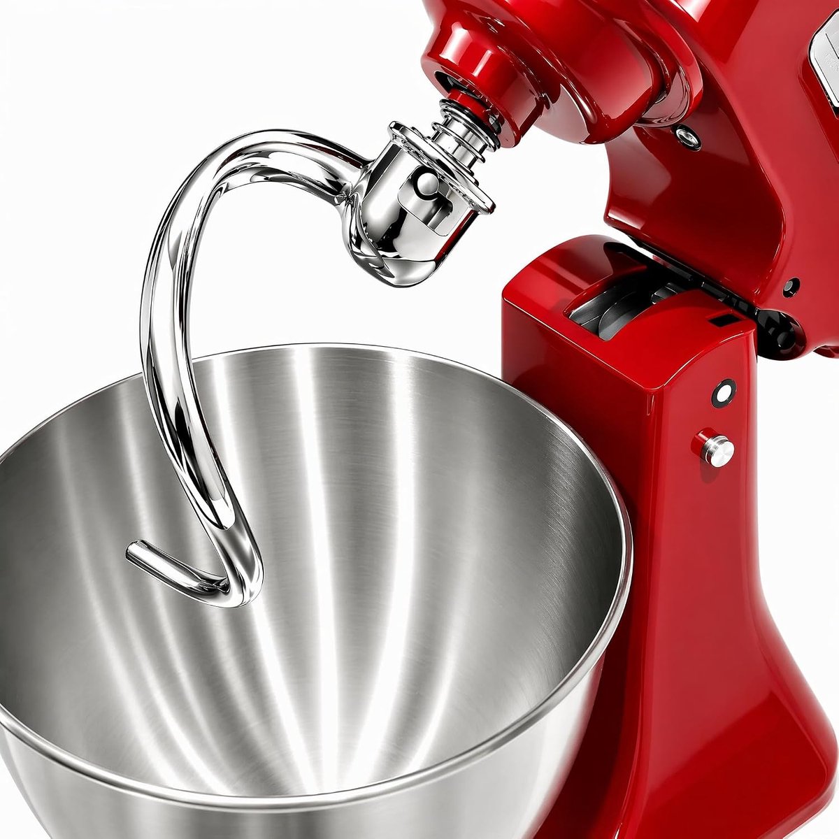 Kneedhaken voor Kitchen Aid 6 liter - roestvrijstaal - spiraalvormig - efficiënt kneden - ShopVlot