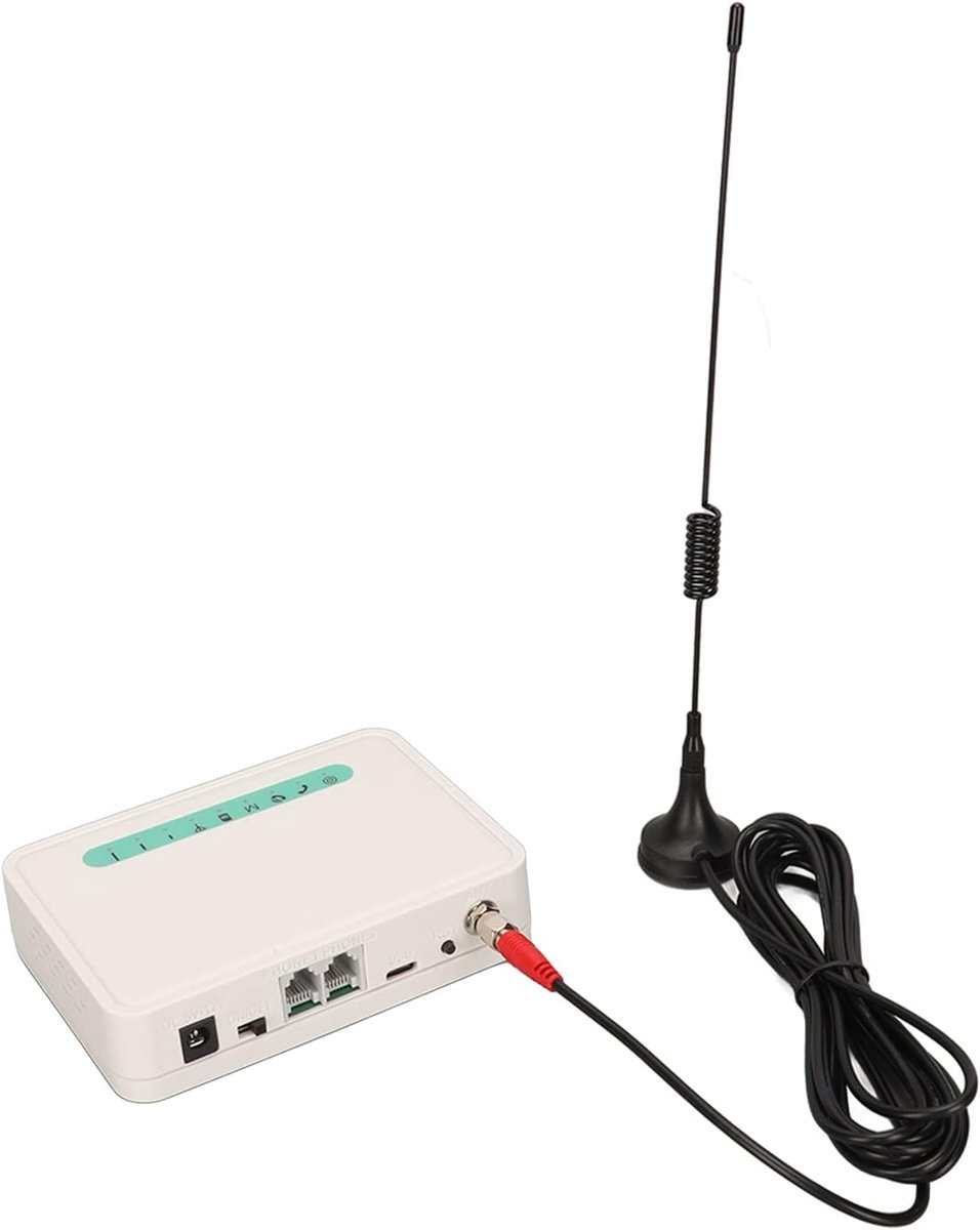 SnelShoppen - GSM Vaste Telefoon Terminal voor Kantoor met Antipolaire Signaal, Quad Band Desktop Telefoon voor Thuis en Kantoor, Euro Stekker, Eenvou