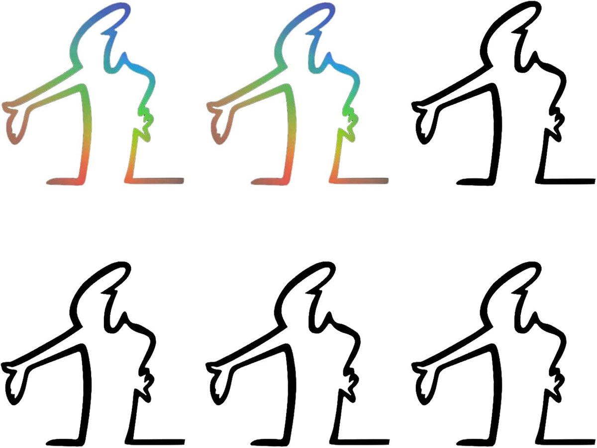 Auto Stickers 6pcs - Grappige Man Krassen Herinnering - Waterdichte Vinyl Stickers - Duurzaam en Kleurrijk - ShopVlot