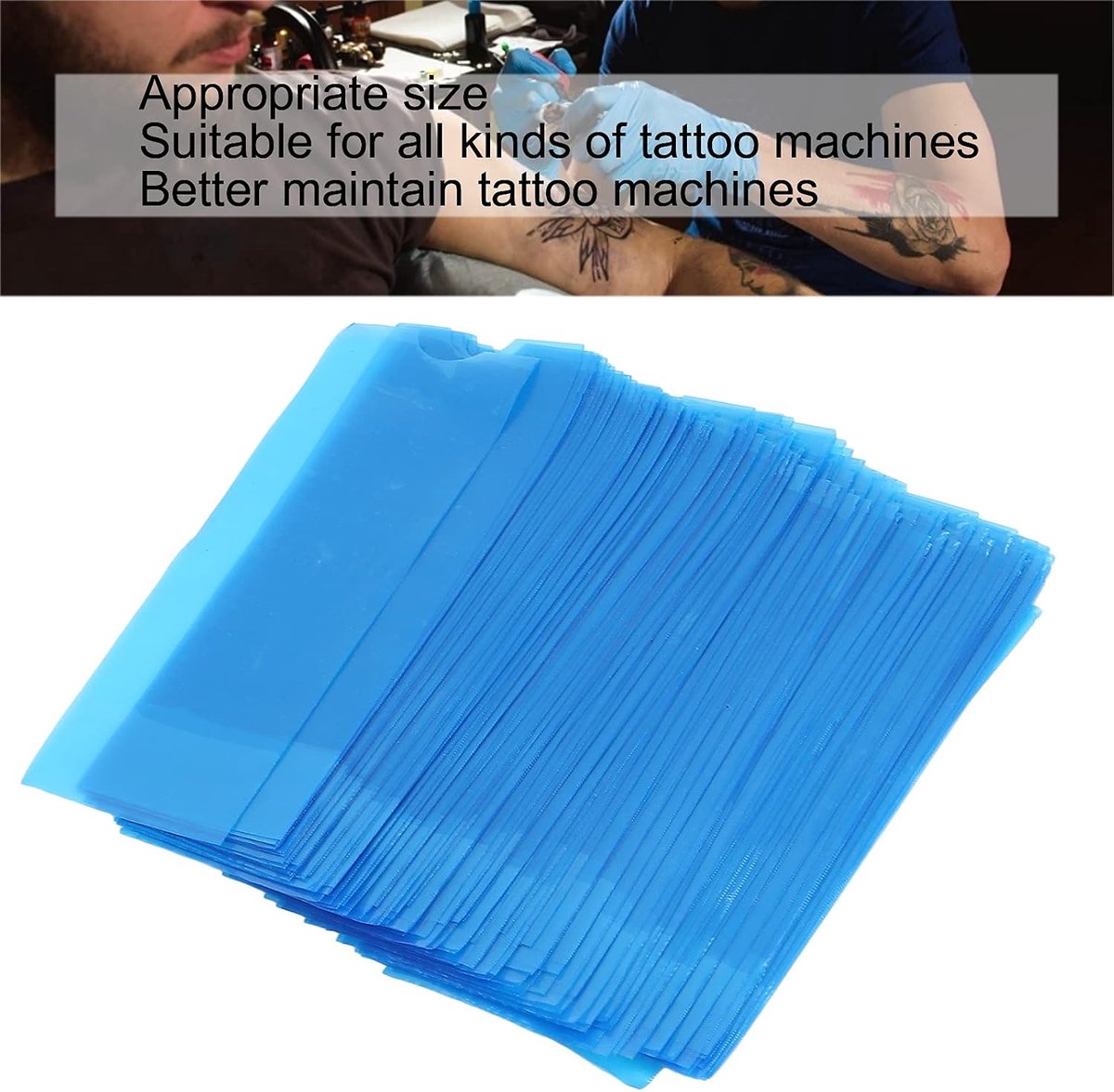 Tattoo machine covers - 200 stuks - wegwerp tattoo pen zakken - optimale bescherming voor tattoo machines - ShopVlot