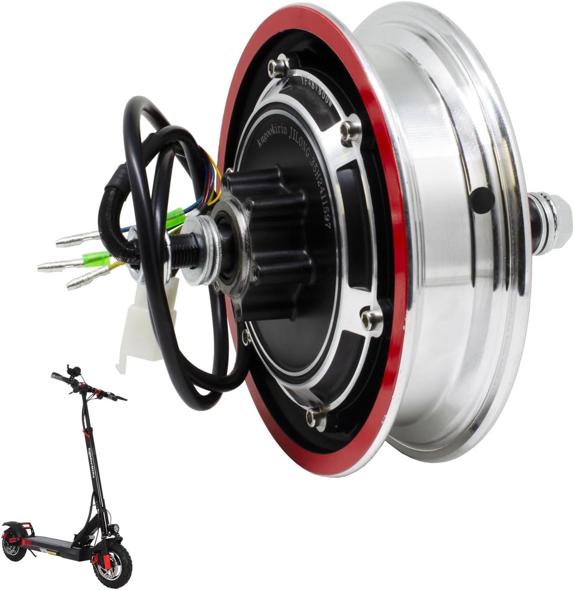 Achtermotor 800W - Compatibel met Kugoo M4/M4 Pro - Verhoog je snelheid - Eenvoudige installatie - ShopVlot