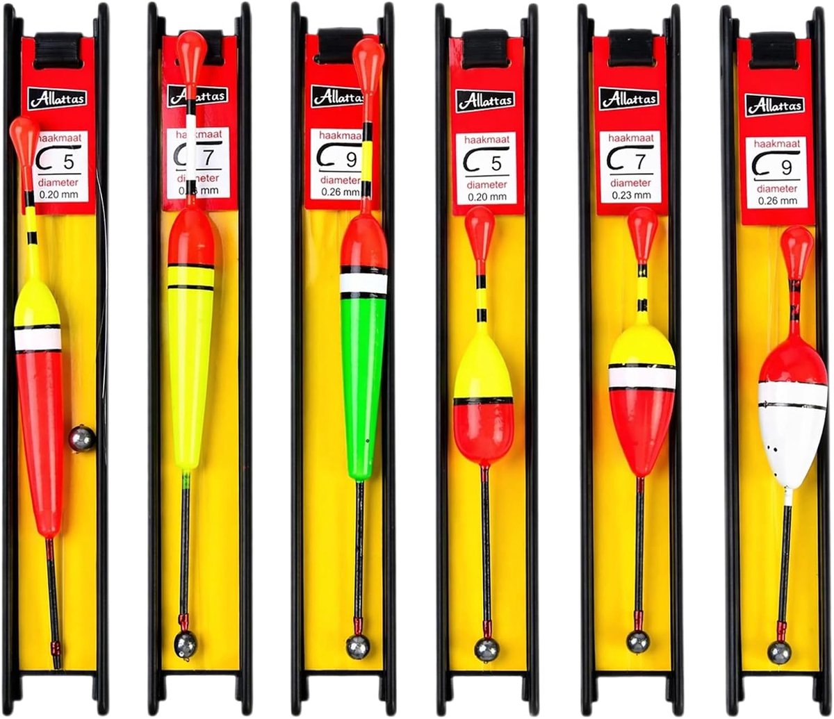Visdrijvers 6 stuks - Hoge zichtbaarheid - Ideaal voor zeevissen - Herken subtiele bewegingen - ShopVlot