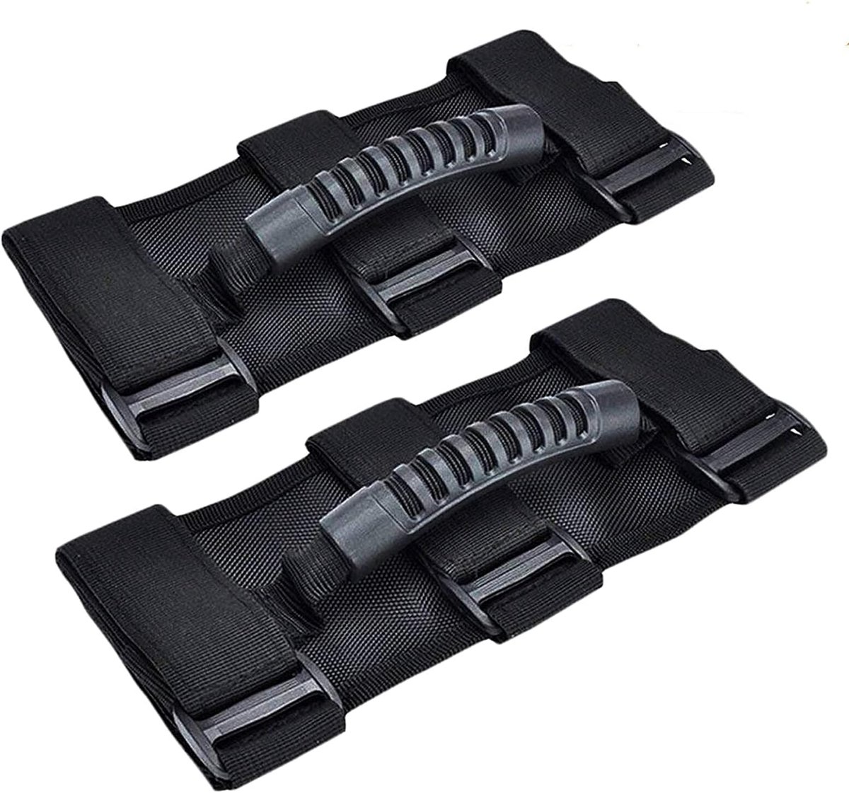 Grijphandgreep Set 2-Pack - Geschikt voor Jeep Wrangler TJ YJ JK - Duurzaam 3-straps ontwerp - Gemakkelijk te monteren - ShopVlot