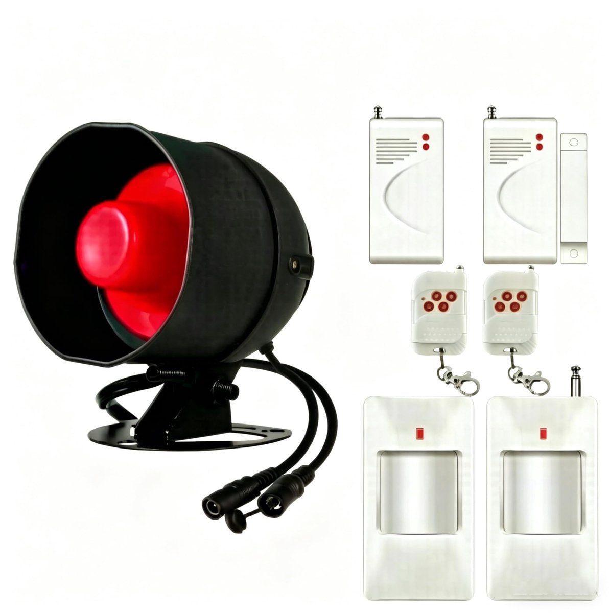 Wifi-sirene met S-knop afstandsbediening - deursensor - beveiliging voor huis en appartement - SnelShoppen