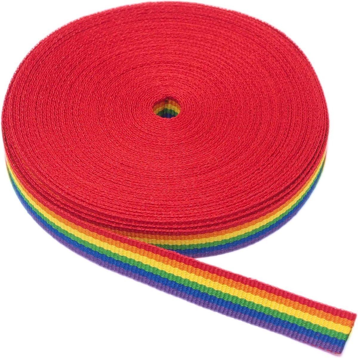 vlaggenband, 10 m x 1 cm breed