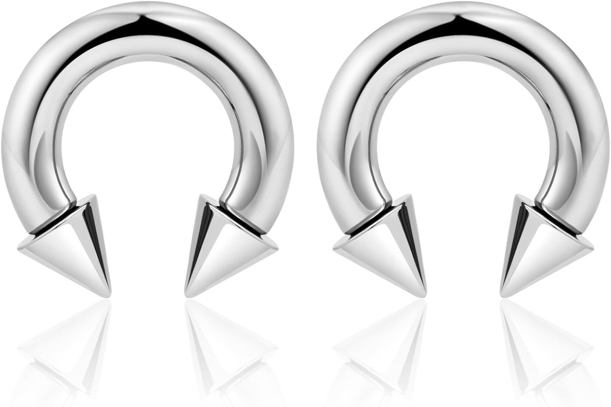 Hoefijzerpiercing, ring, barbell, roestvrij staal, binnendraad, intiem, septum, helix, tragus, neus, lip, neusring, oorpiercing, lichaamssieraden