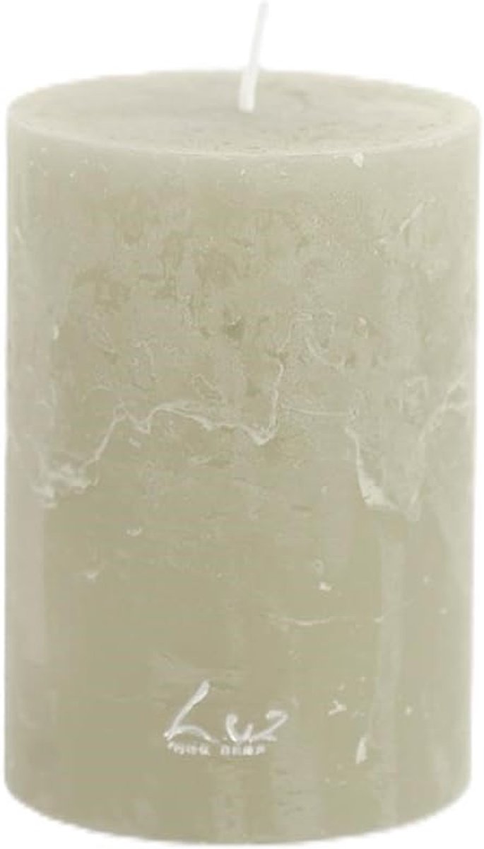 Stompkaars Eucalyptus D 7 cm H 10 cm - Geurkaars - Set van 2 - Creëer een sfeervolle ambiance - SnelShoppen