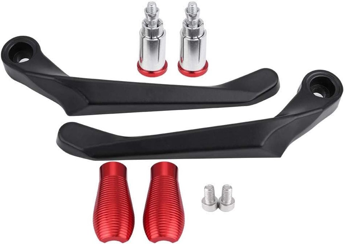 motorfiets koppelingshendel bescherming per ongeluk Handguard 22 mm (1 paar) (rood)