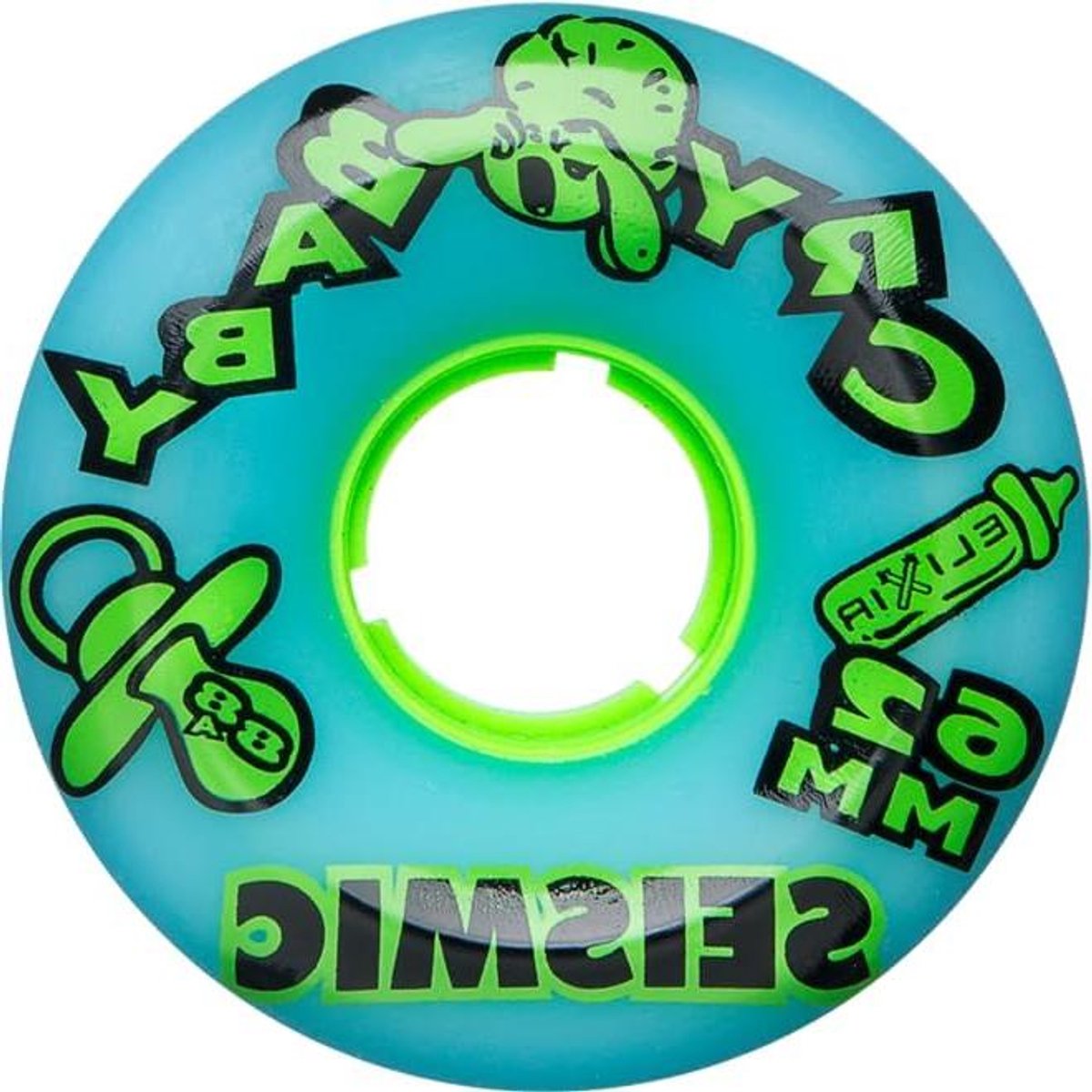 Skateboard Wielen Cruiser Wielen Soepel Glijden Hoogwaardig Polyurethaan 62x40mm 88A Ondoorzichtig