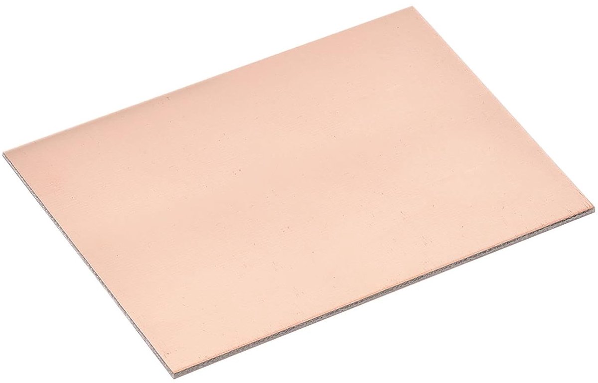 6 stuks PCB koper bekleed bord, FR4 enkelzijdige lege printplaten, geweldig voor elektronische hobby's, etsen, circuitprojecten (100mmx70mmx1.5mm)