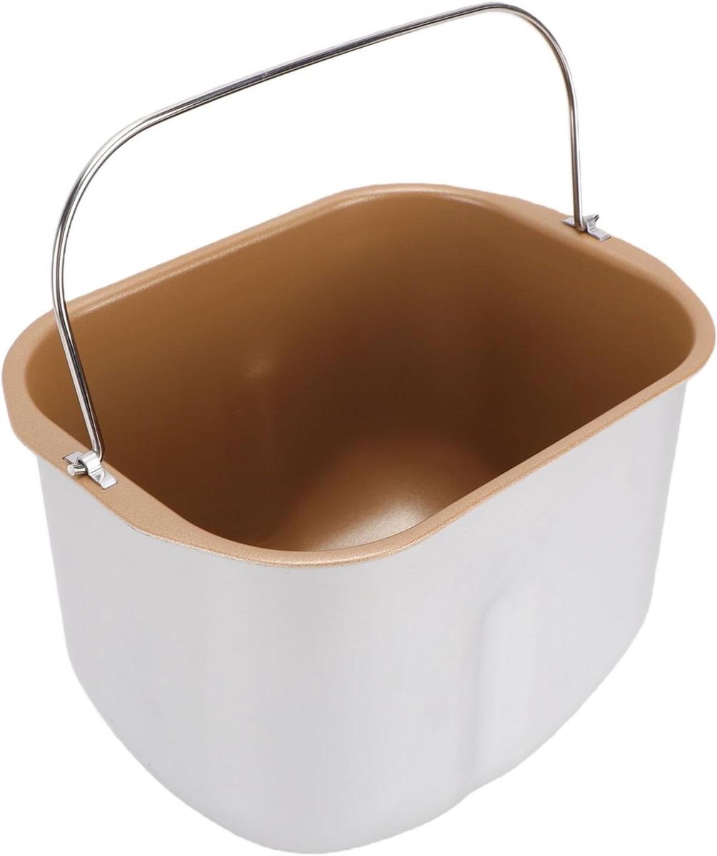 Broodmachine Bakemmer - Broodbakpan Vervanging - Brood Bakken - Antiaanbaklaag Roestvrij Staal - 19.7x14.7x16.5 cm - Zilver