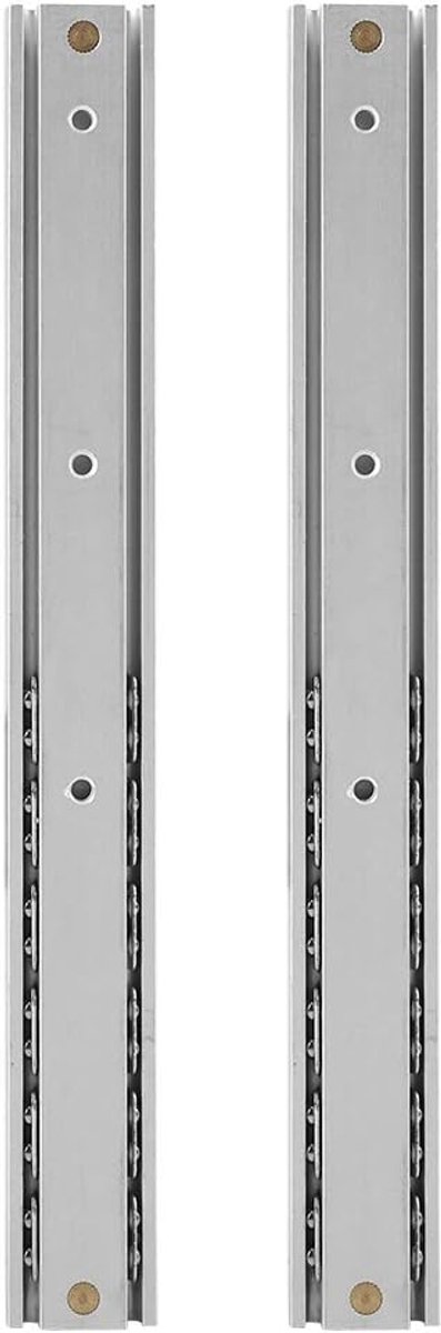 16 mm brede aluminium mini-glijrail - microglijbaan voor soepele beweging, compact ontwerp voor doe-het-zelfprojecten, robotica en camerastabilisatie (140 mm lang)