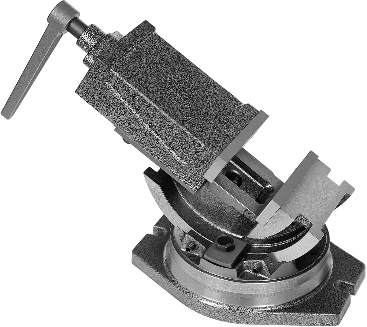zelfverstellende mini-tafelschroef, 100 mm kbreedte, 2-in-1 multifunctionele krachtige bankschroef voor slijpmachines, freesmachines, thuis