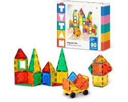 van der Meulen magnetische bouwset Tytan tegels 80 stuks speelgoed.
