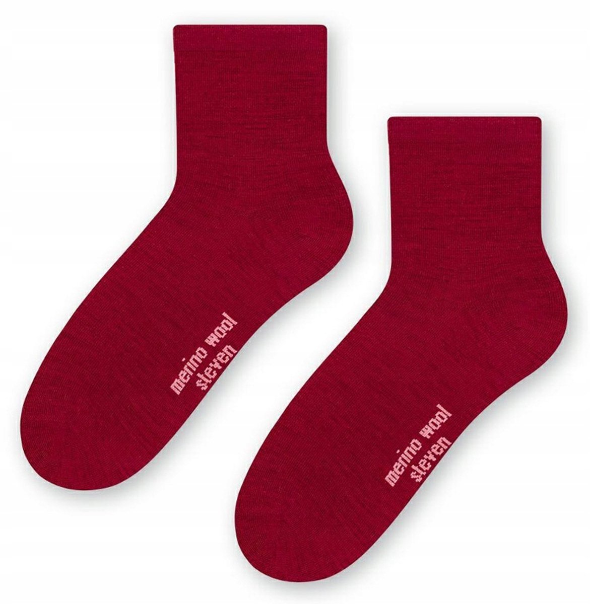 Thermoactieve Merino Babysokken 72,5% Wol - Maat 17-19 - Bordo