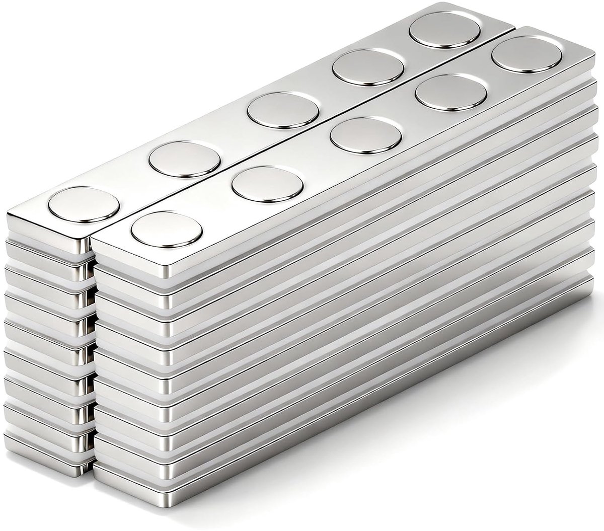 Adhesieve magneten 18 stuks - Neodymium - Extra sterk - Ideaal voor bevestigen van gereedschap - ShopVlot