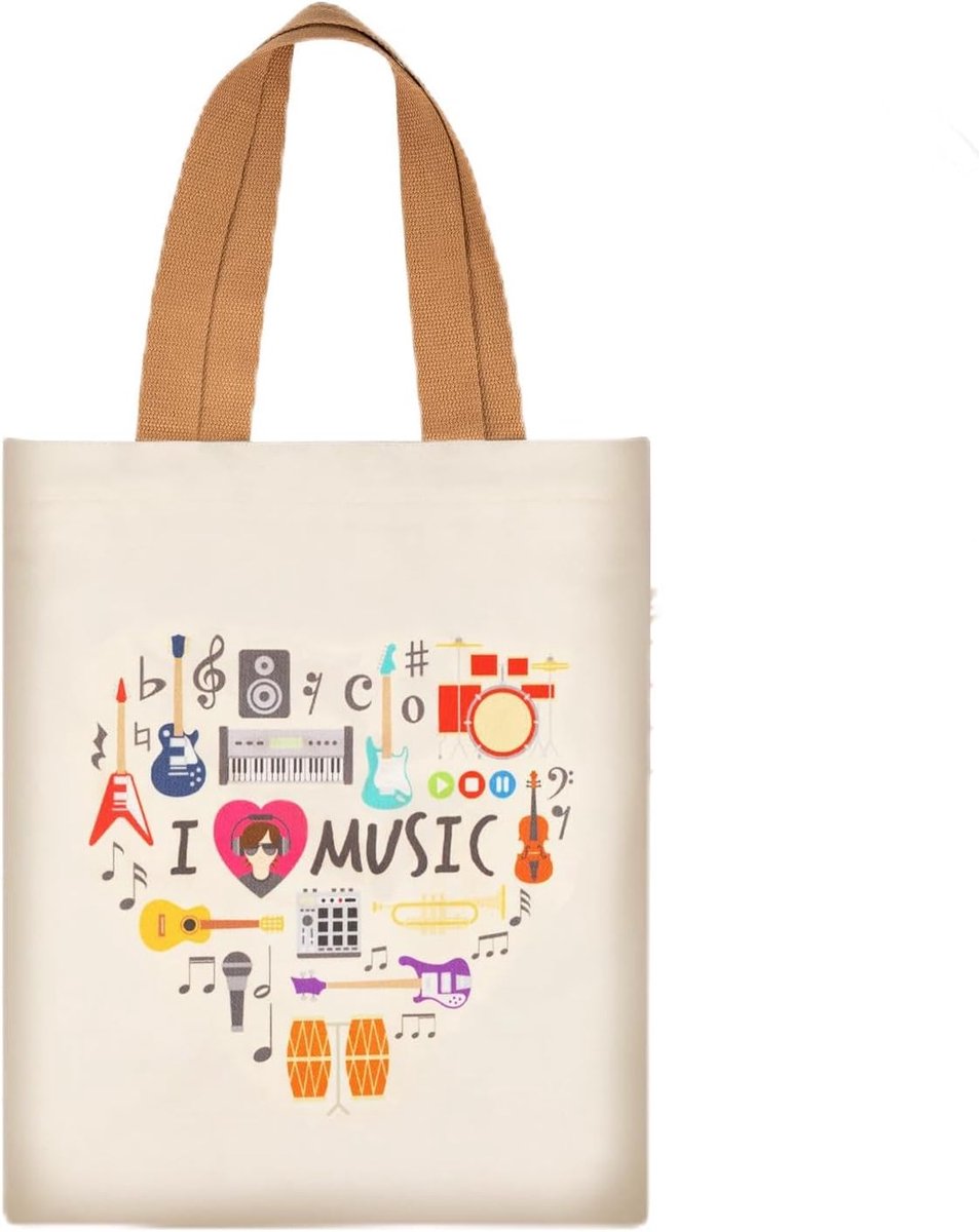 Schoudertas grote capaciteit - casual fluwelen handtas - voor muziekliefhebbers - perfect voor dagelijks gebruik - ShopVlot