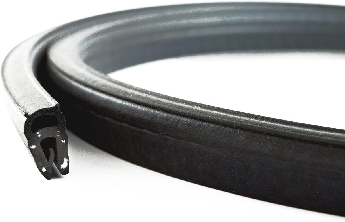 EUTRAS KSD2003 Door Seal 0.8 - 2.5 mm Holds Without Adhesive Rubber Seal for Car Door Trunk and Tailgate 5 m Top - ShopVlot