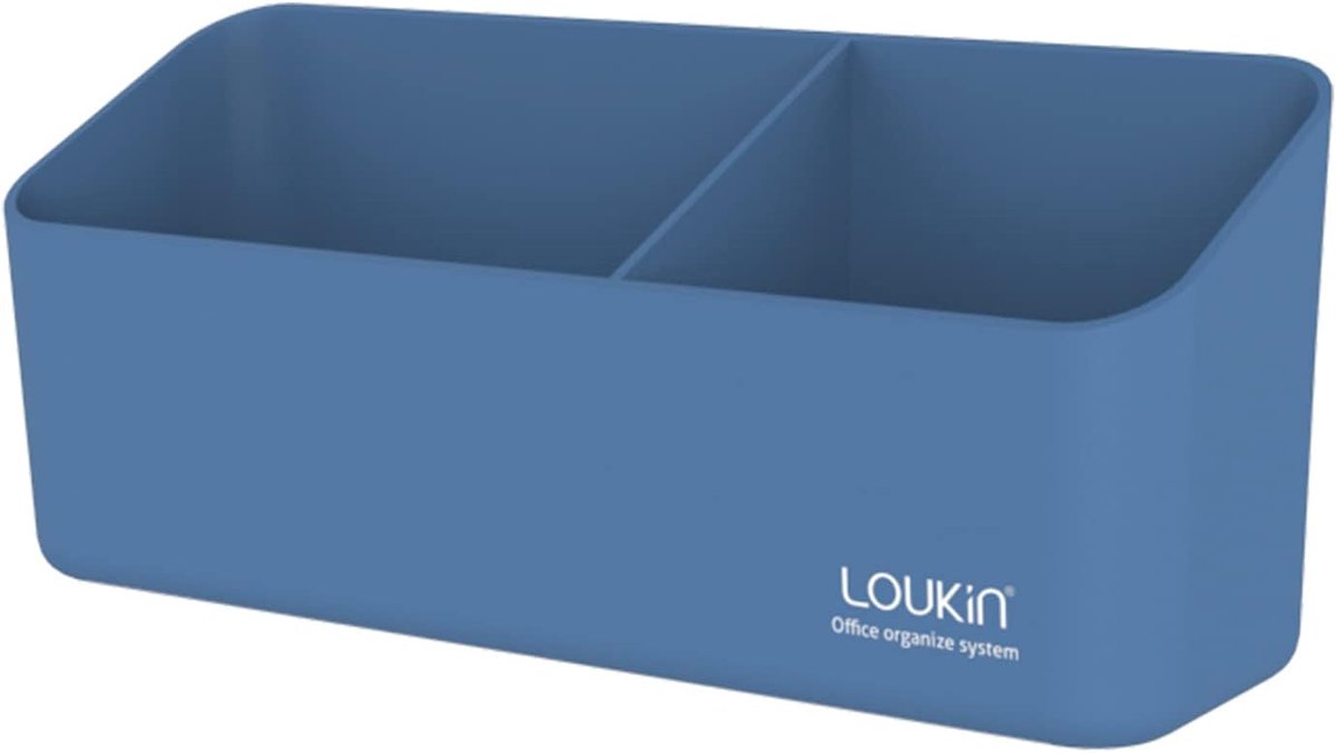 Markerhouder magnetisch - blauw - grote capaciteit - ruimtebesparend - ShopVlot