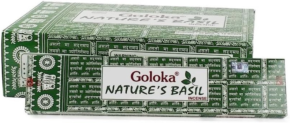 Wierookstokjes - Nature's Basil - 180 stuks - Hoogwaardige kwaliteit voor ontspanning - ShopVlot