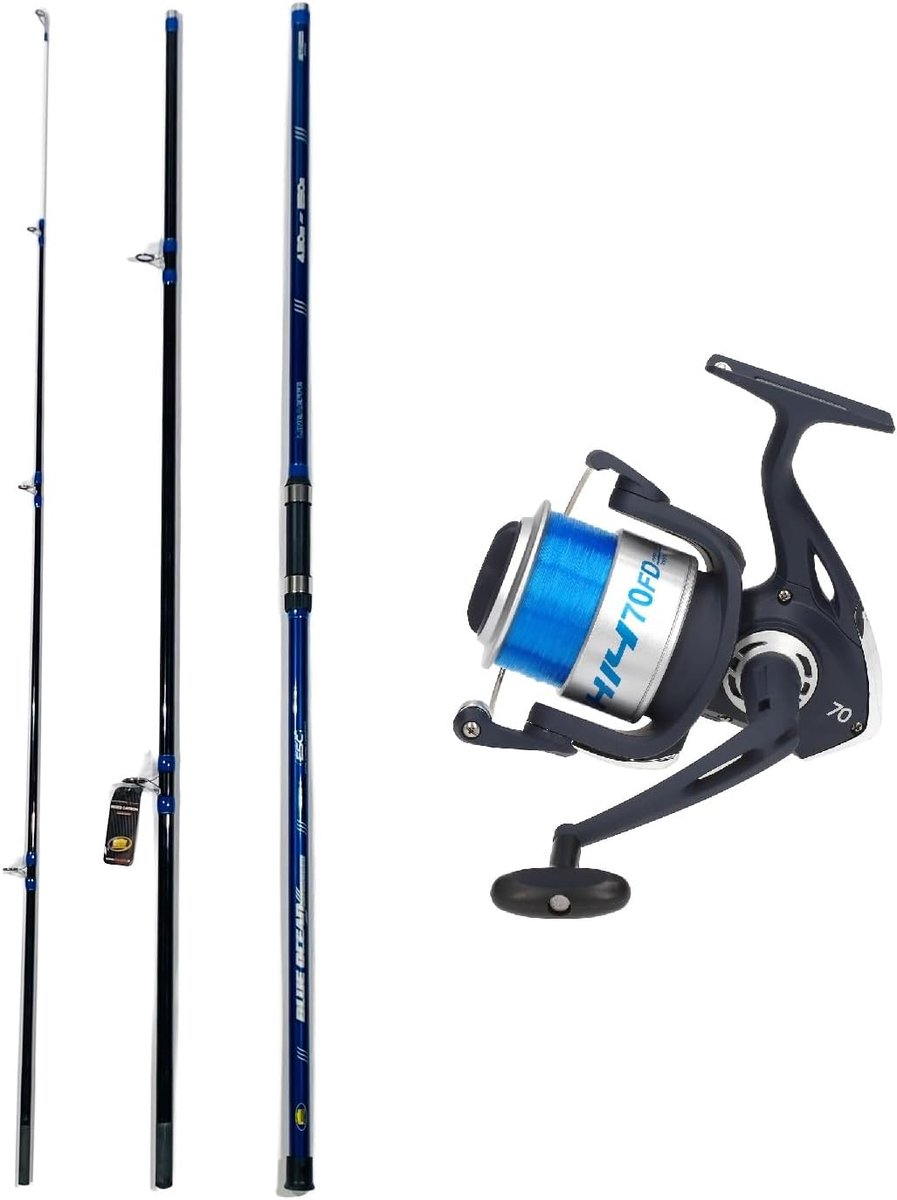 Surfset 13,78 ft - Geavanceerde Surf Hengel - Ideaal voor Verre Worpen - Perfect voor Beginners - ShopVlot