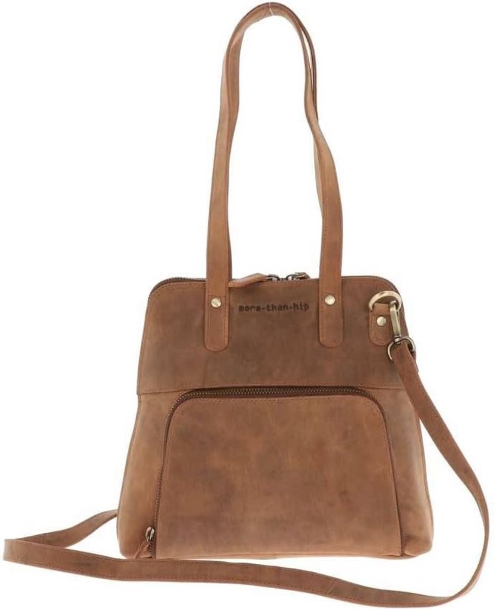 Handtas dames - retro tas van eco-leer - schoudertas - ideaal voor dagelijks gebruik - ShopVlot