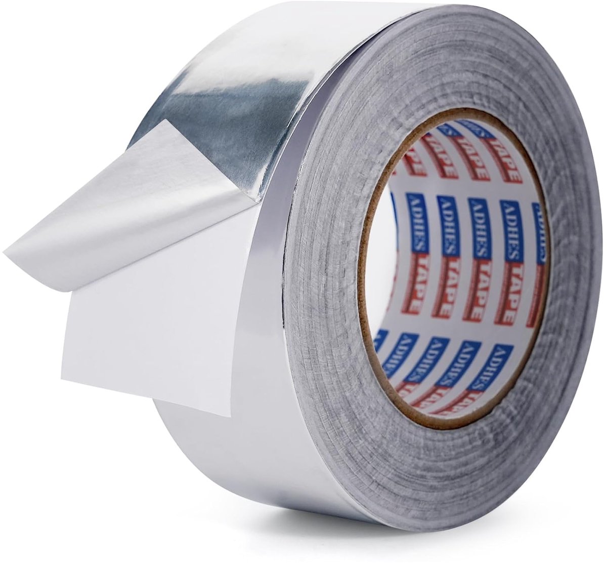 Aluminium folie tape 50mm x 64m - hittebestendig - tot 100°C - ideaal voor leidingen - ShopVlot