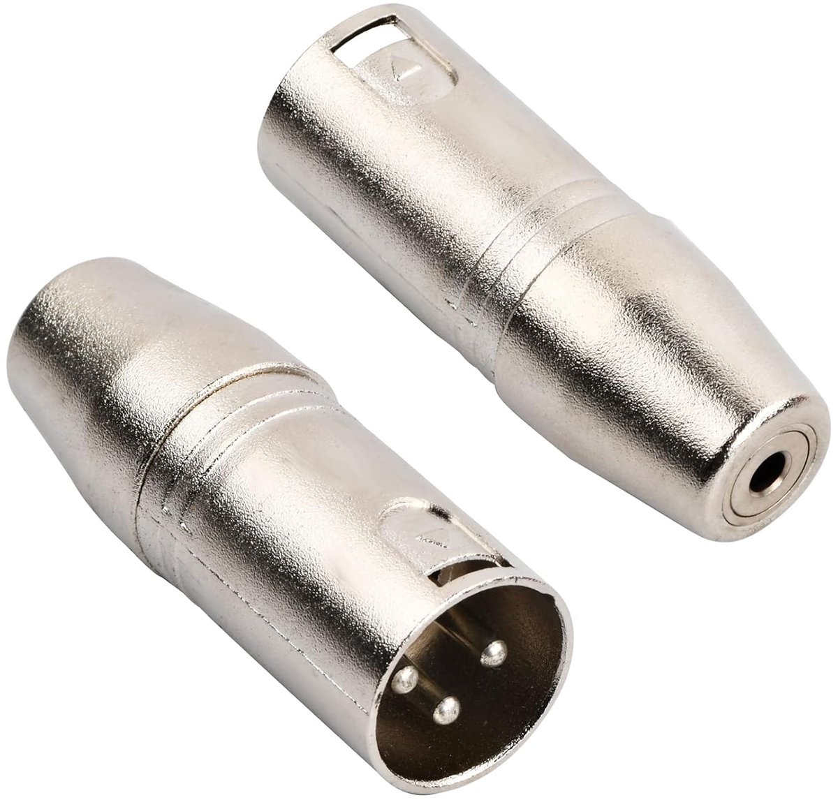 XLR audio adapter 3 pin - 0.3 cm jack - duurzaam met lage ruis - ideale microfoonverbinding - ShopVlot