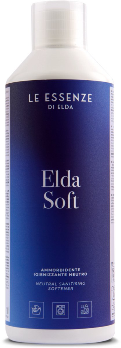 Le Essenze di Elda Vloeibare Wasverzachter 1000 ml – Luxe Italiaanse Wasverzachter voor Zacht & Fris Wasgoed