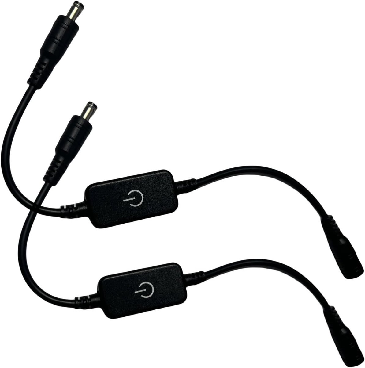 LED dimmer controller 0-100% - 5.5 mm x 2.1 mm - zwart - perfect voor LED-strips - ShopVlot