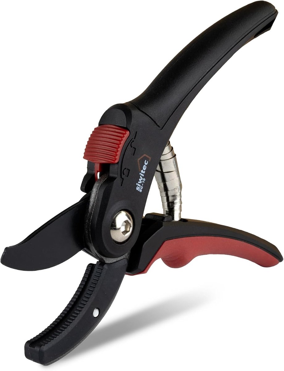Bypass schaar voor verse takken - max. snijdikte 20 mm - hoogwaardige staalbladen - perfect voor snoeien van rozen - ShopVlot