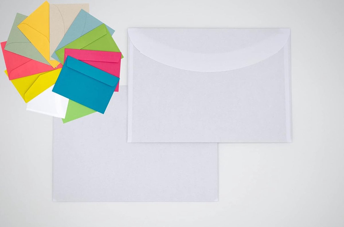 C6 enveloppen 500x wit - recycling - zonder venster - ideaal voor correspondentie - ShopVlot