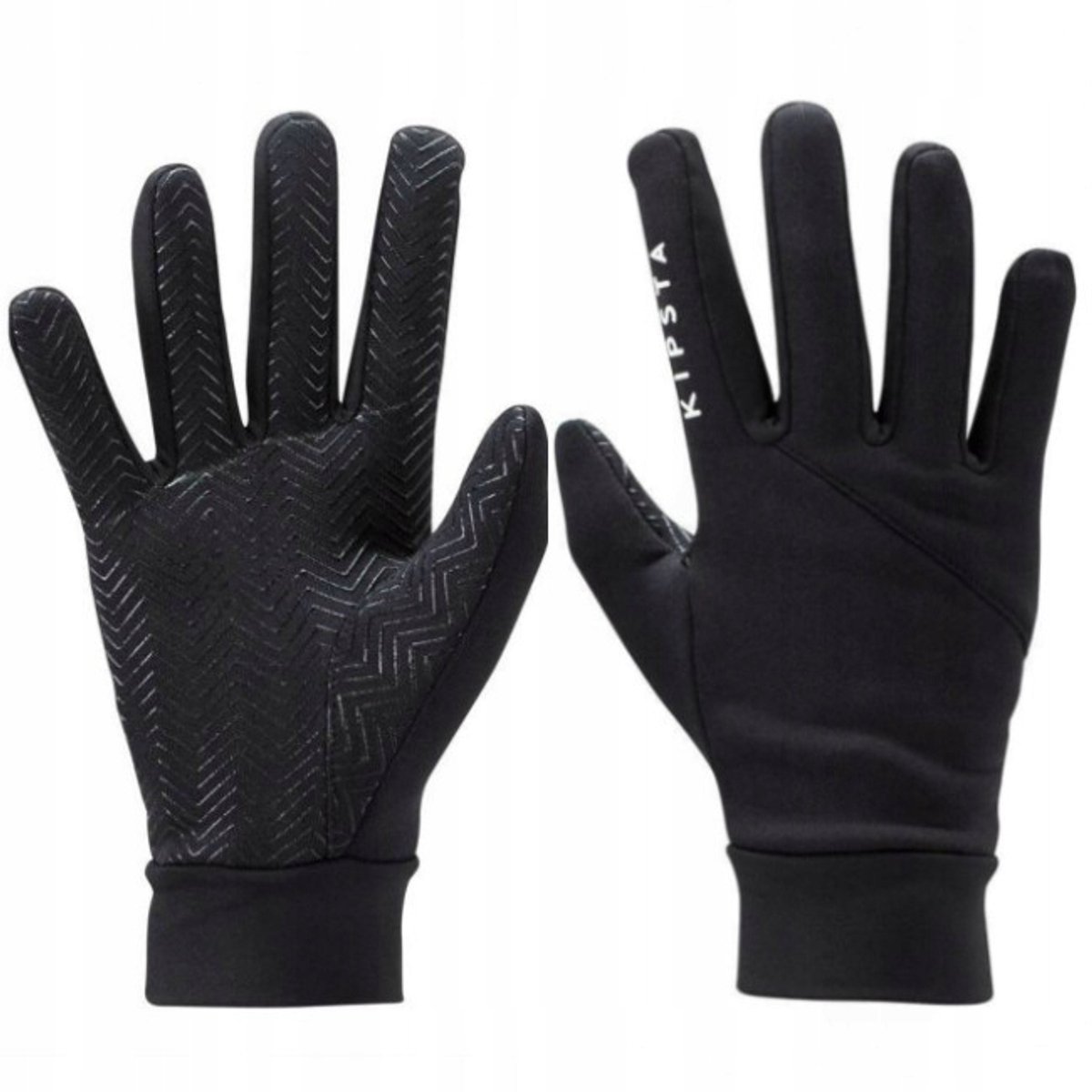 Kinder Voetbalhandschoenen Thermo Actief 10 Jaar - Zwart