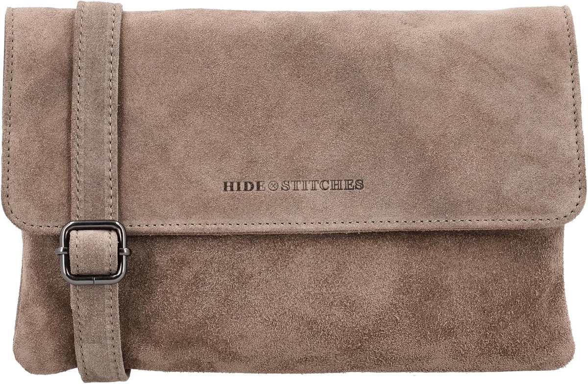 Schoudertas klein - premium suede - verstelbare schouderriem - stijlvolle crossbody tas - ShopVlot