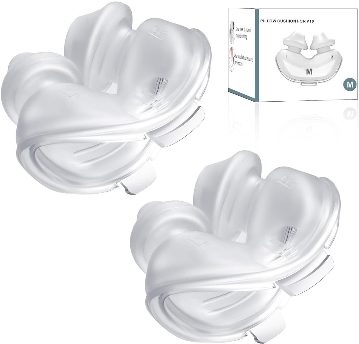 Nasal Pillow P10 Medium - Siliconen vervangset - Optimale afdichting - Comfortabel en herbruikbaar - ShopVlot