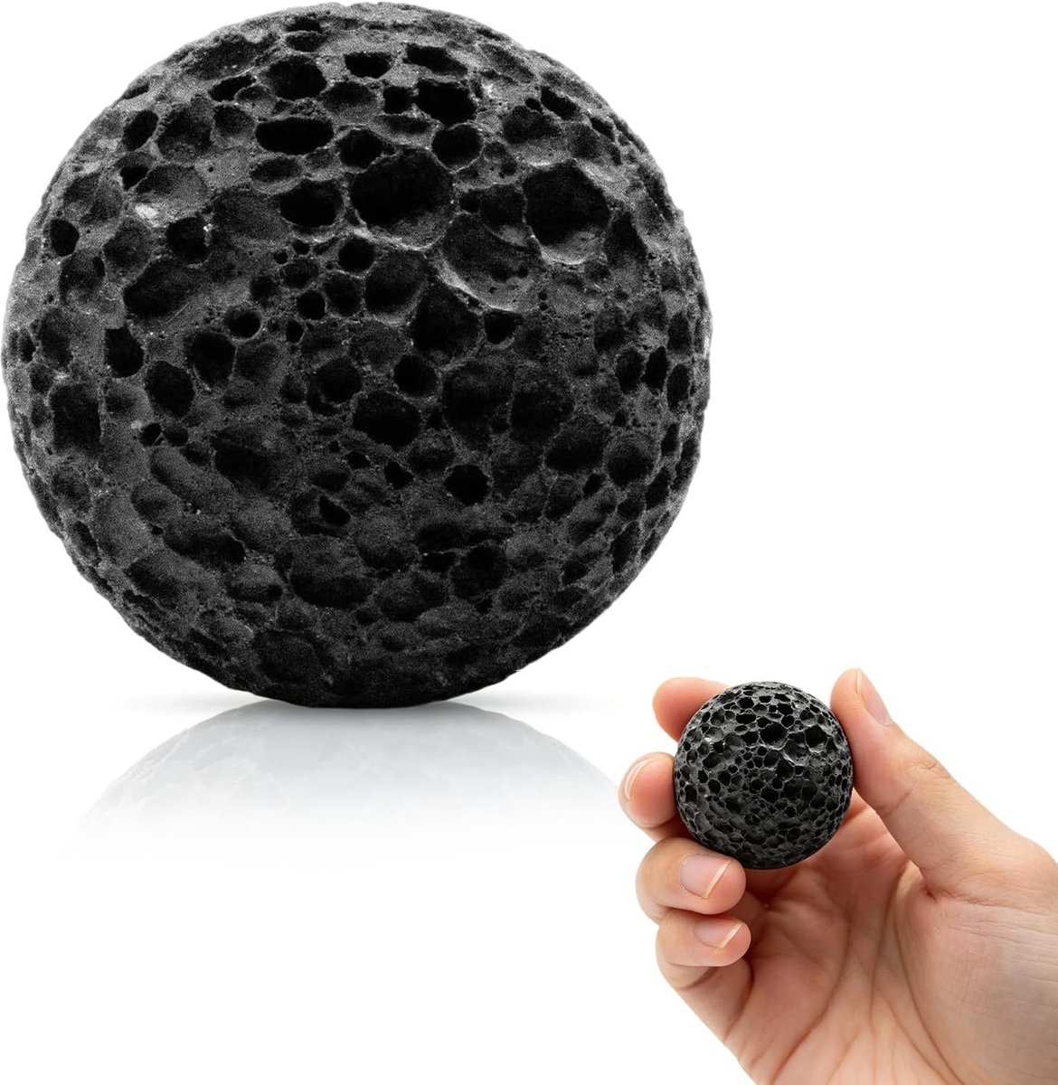 Eelt trainingsbal 5 cm - vulkaansteenstructuur - gripversterker - ideaal voor klimmen - ShopVlot