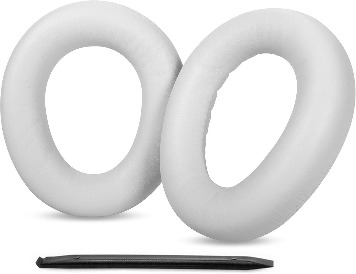 Vervangende Oorkussens voor Over-Ear Hoofdtelefoon - Zacht Eiwitleer Geheugenfoam - Verbeterde Geluidsisolatie - ShopVlot