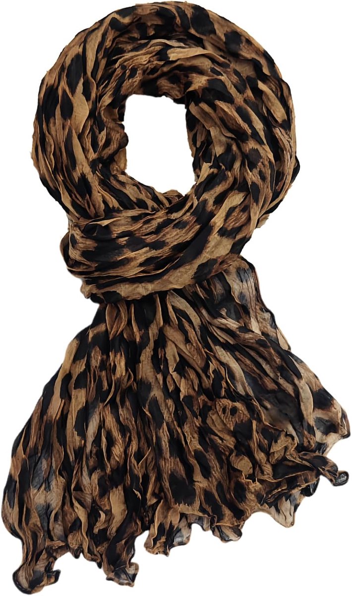 Sjaals voor vrouwen - leopard print - zijde - elegant accent voor avondkleding - ShopVlot