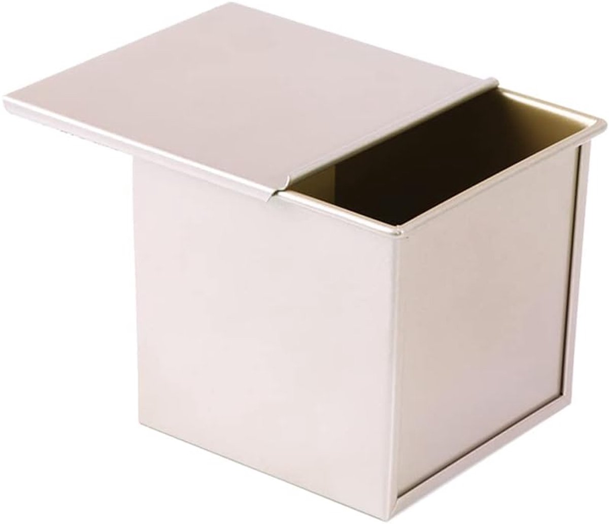 Broodpan met deksel 15cm - dik staal - anti-aanbaklaag - ideaal voor cake en toast - ShopVlot