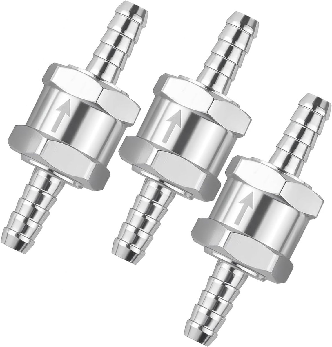 Terugslagklep 8mm - aluminium - één manier - voorkomt terugstroming - ShopVlot