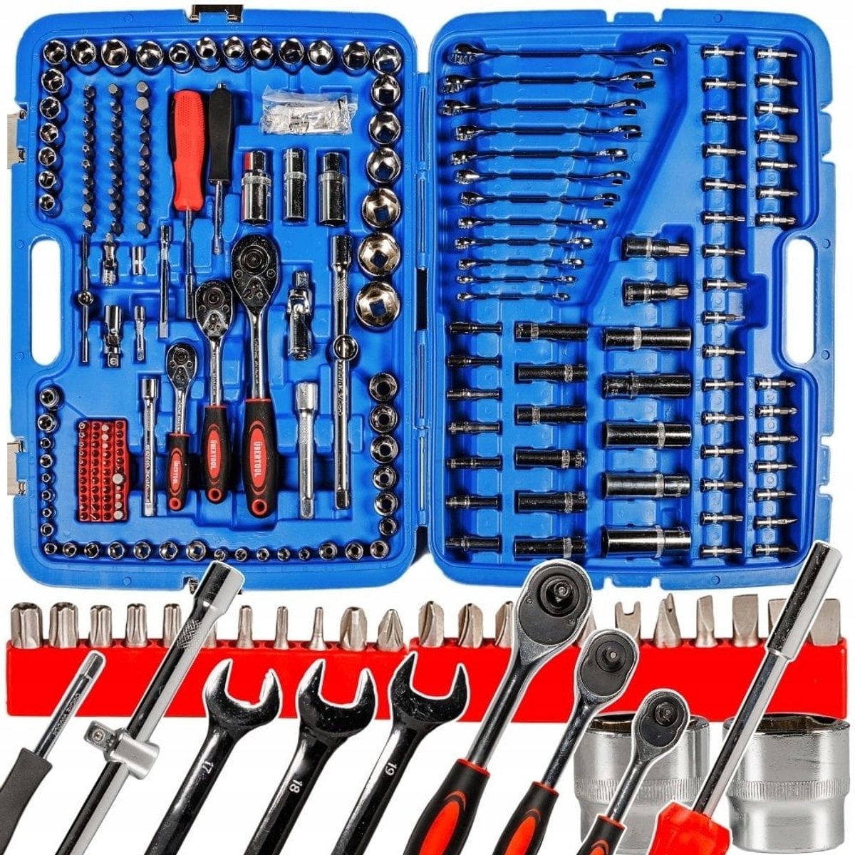 Grote Gereedschapset Dop Sleutels 216 Delig 1/2", 3/8", 1/4" BMC