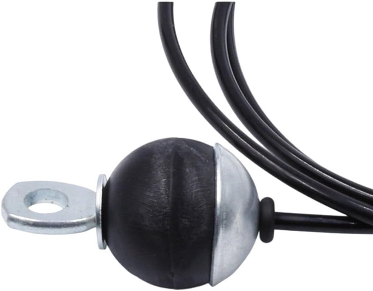Fitness Katrol Kabel - Vervangingskabel Krachttraining - Thuis Gym - Kunststof Gecoate Staaldraad - 5mm Diameter 7 Meter - Zwart