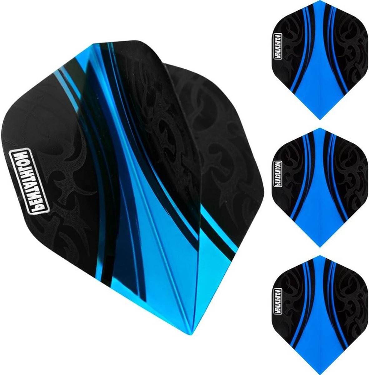 Dart Flights - Vluchten - Darten - Extra sterk - 100 micron - Light Blue