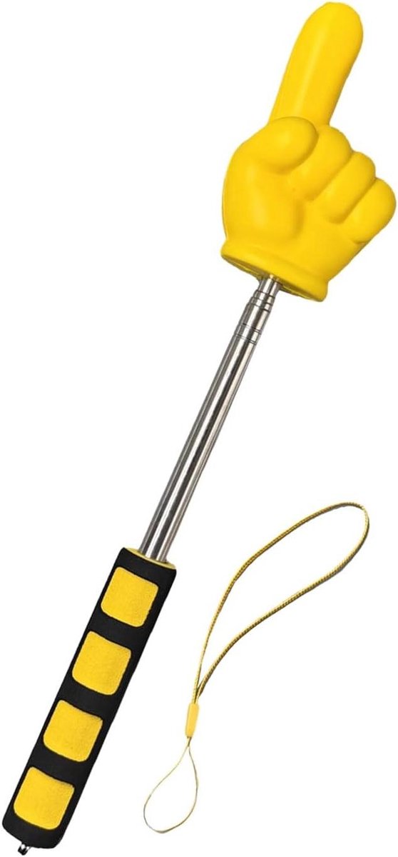 Onderwijs Pointer - Lesstok Presenter - Klas Presenteren - Telescopisch Ontwerp - 28 cm - Geel