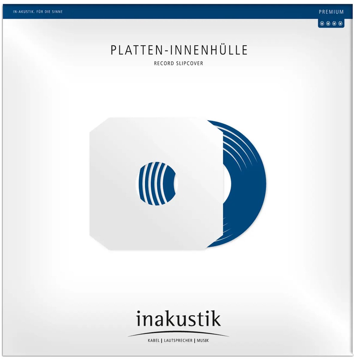 In-Akoustik Premium LP Sleeves antistatic Paper/HDPE 25