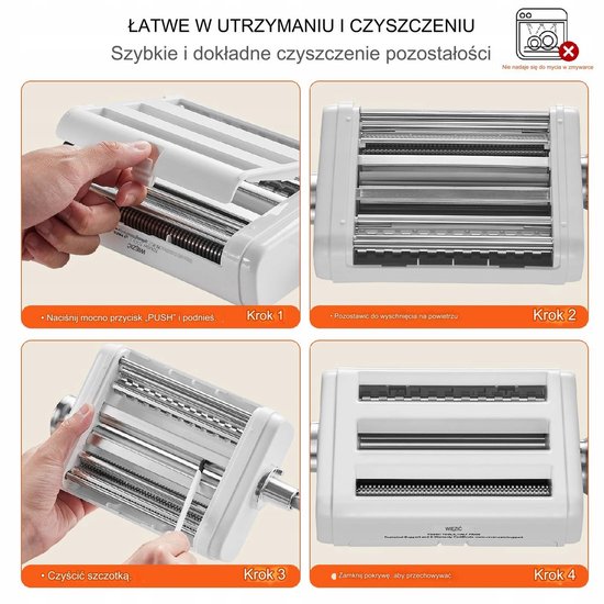 Multifunctionele pastamachine voor pasta, deeg, ravioli en lasagne — afbeelding 2