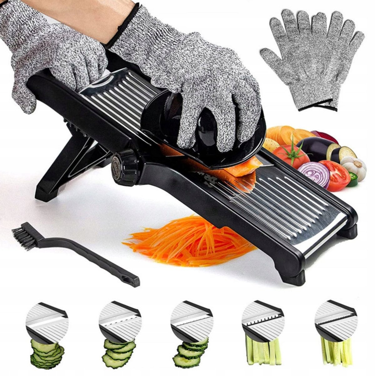 Multifunctionele Groentesnijder Mandolinesnijder 3-in-1 Set